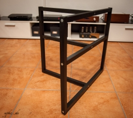 DIY Selbstbau Hifi Rack LACKsand - Lackiertes Grundgestell / Rahmen