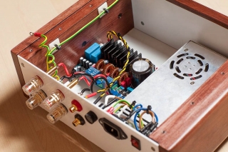 Selbstbauendstufe mit Hifimediy T2 Modul und Schaltnetzteil